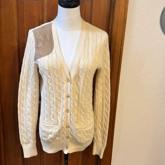 Ralph Lauren Women's Ivory Knit Sweater Size M - Picture 4 of 8